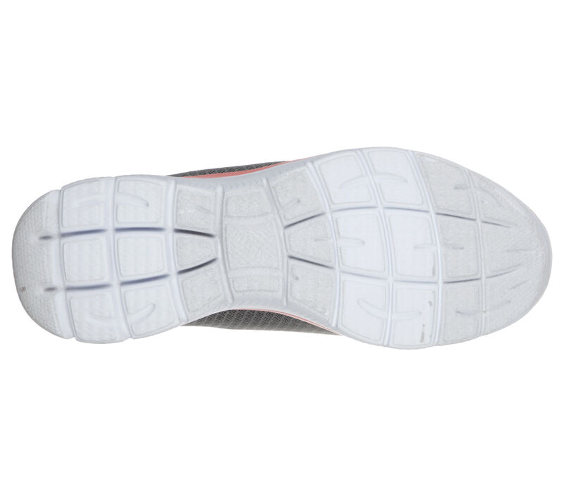 Skechers Summits Women's Slip On Memory Foam Trainer Grey Pink