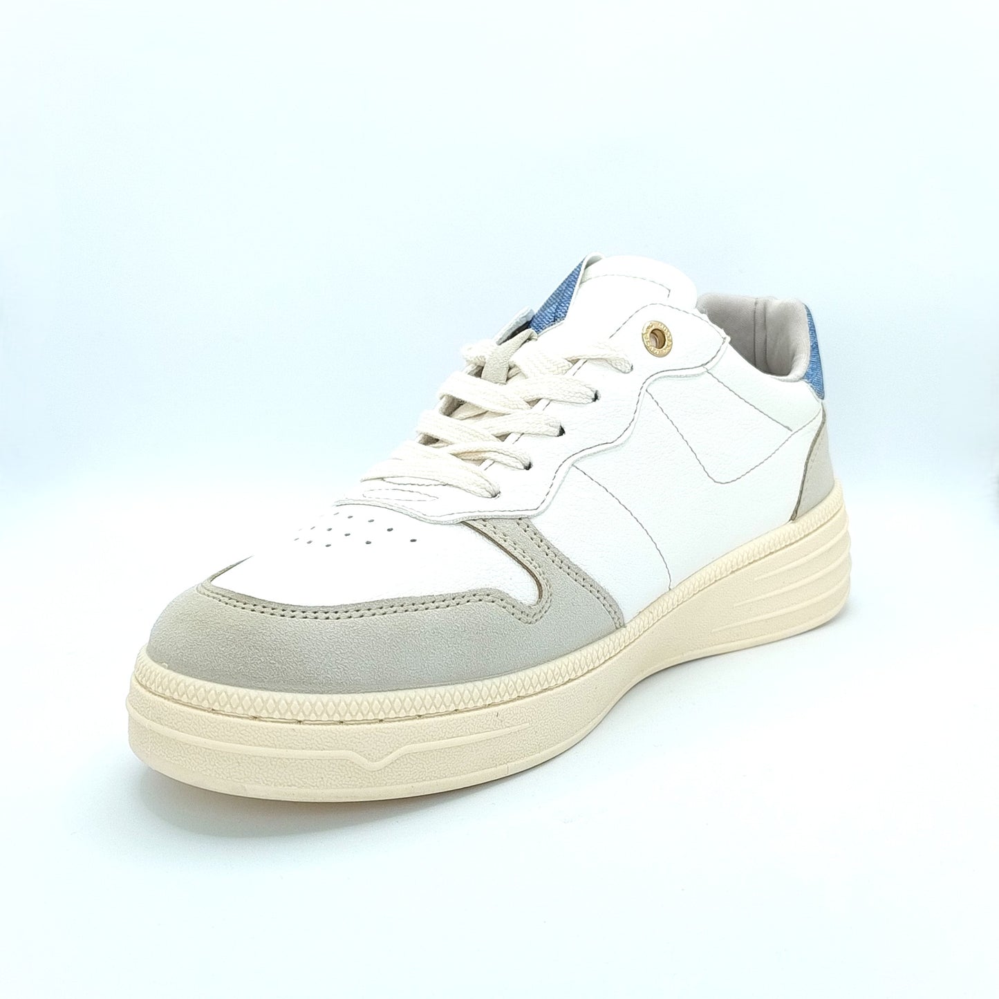 Mustang Cheyenne 1510-301-238 Women's Lace Up Padded Lightweight Fashion Trainer Ice/Blue