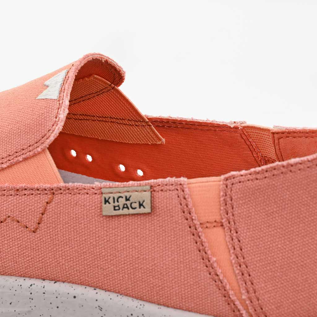 KickBack Couch 2.0 Canvas Men's Lightweight Slip On Shoe Salmon