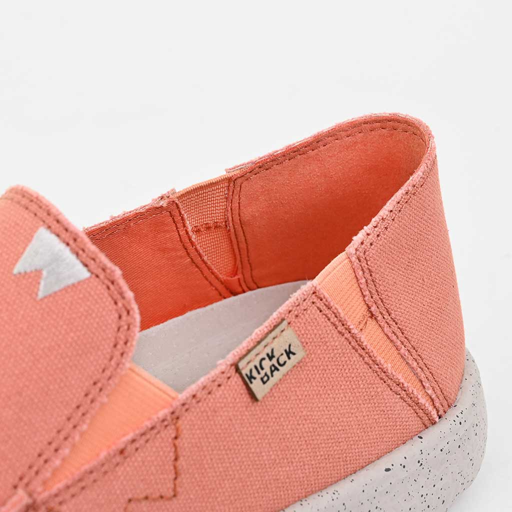 KickBack Couch 2.0 Canvas Men's Lightweight Slip On Shoe Salmon