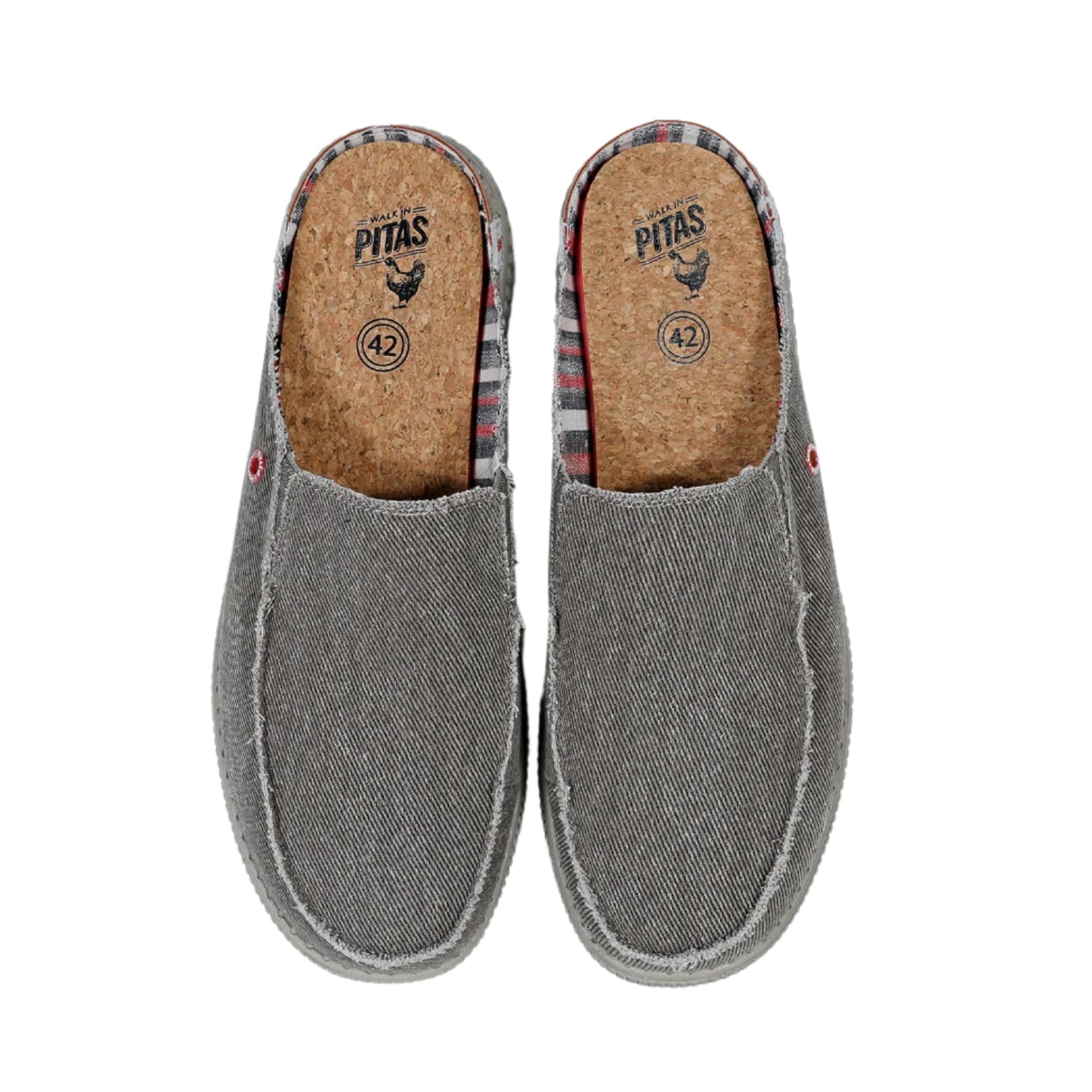 Walk In Pitas WP150 Rustic Clog Men's Ultralight Slip On Mule Shoe Marron