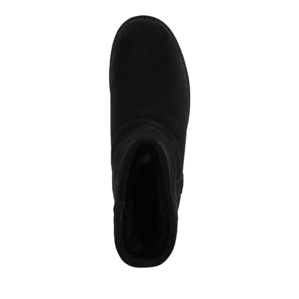Emu Banks Women's Waterproof Sheepskin Pull On Cosy Ankle Boot Black