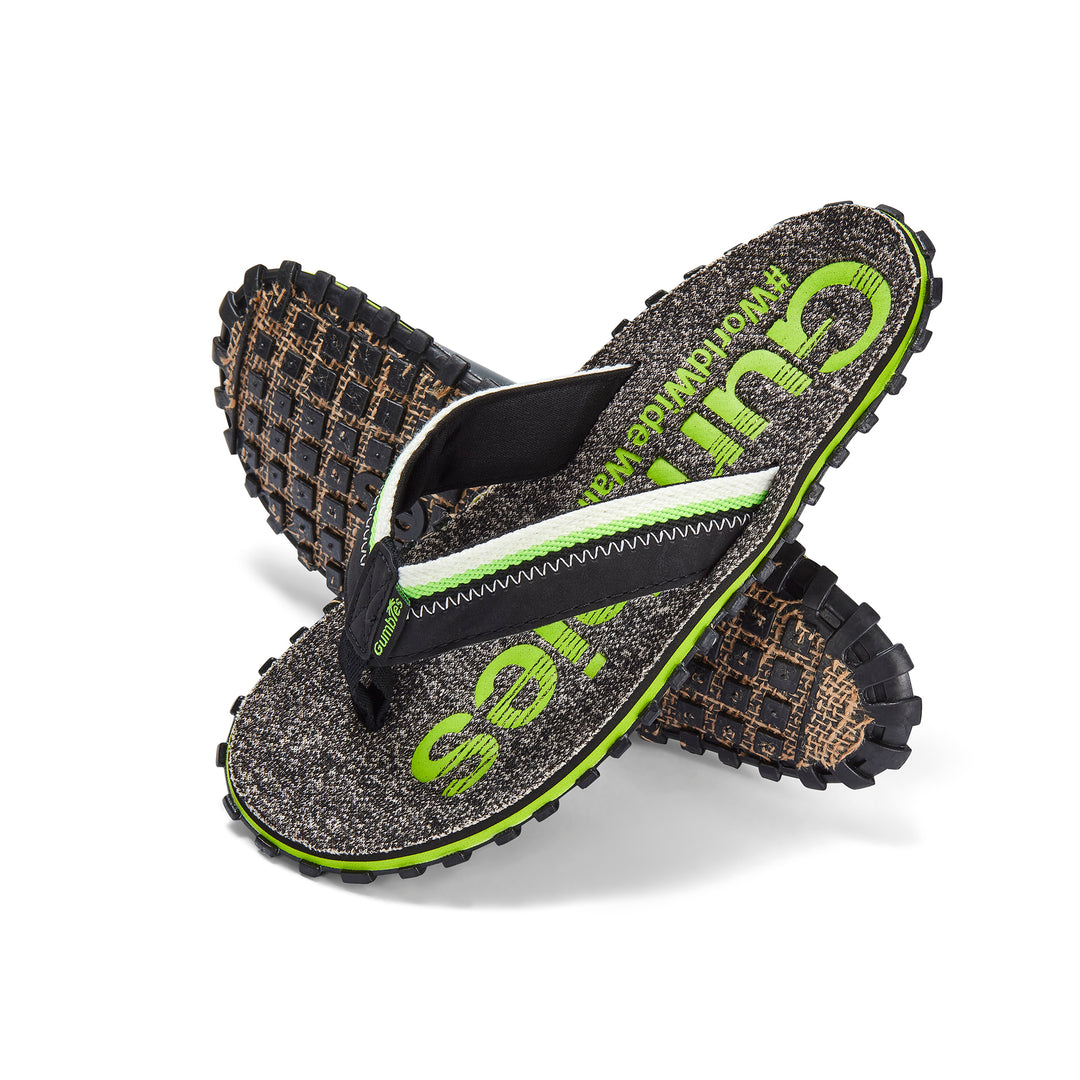 Gumbies Cairns Men's Recycled Rubber Flip Flop Lime