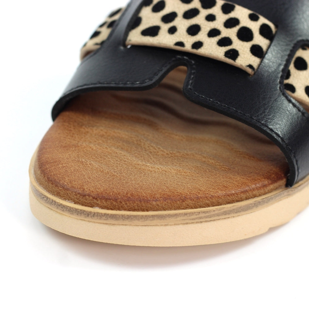 Lunar Carla Women's Wedge Sandal Black