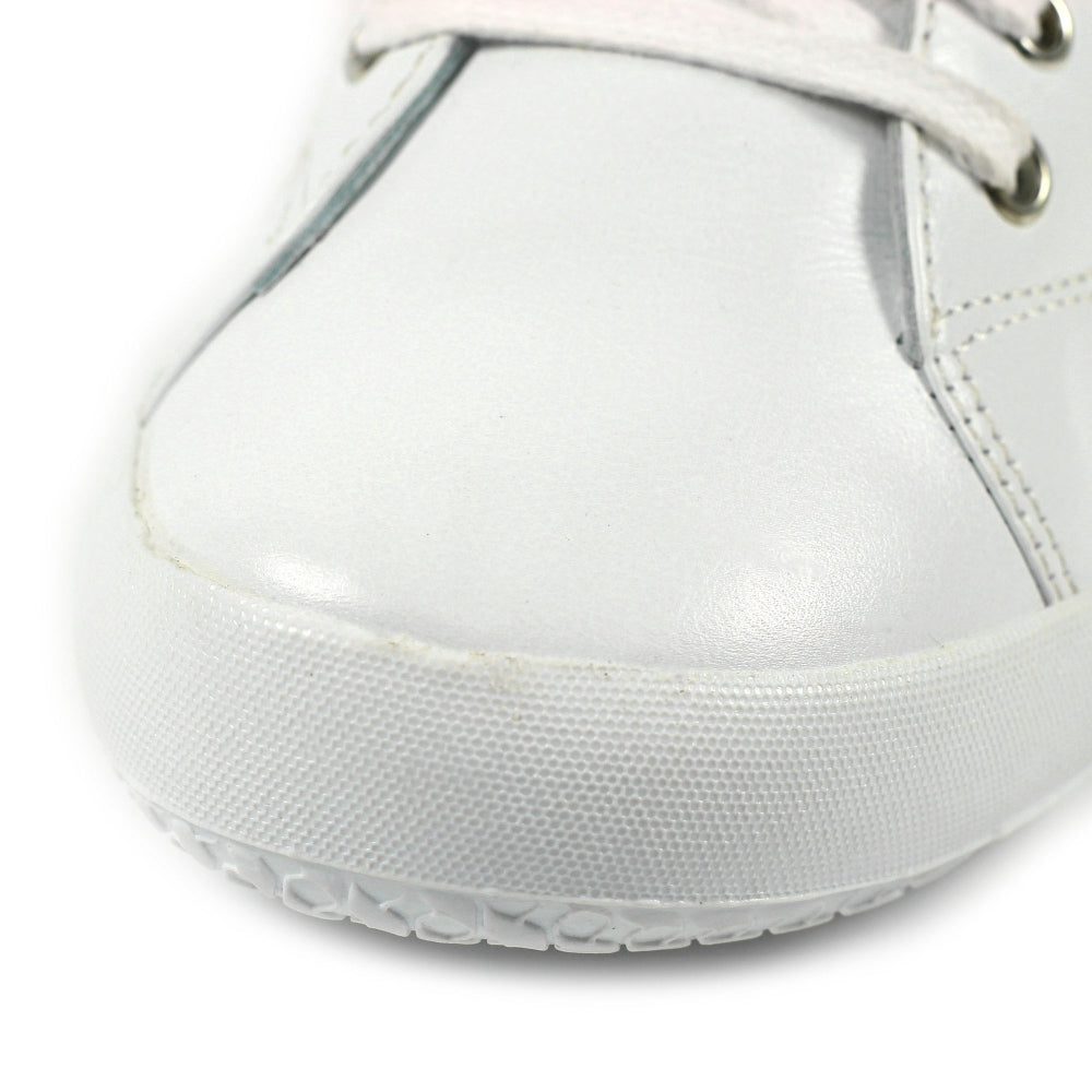 Lunar Carrick Women's Lace Leather Trainer White