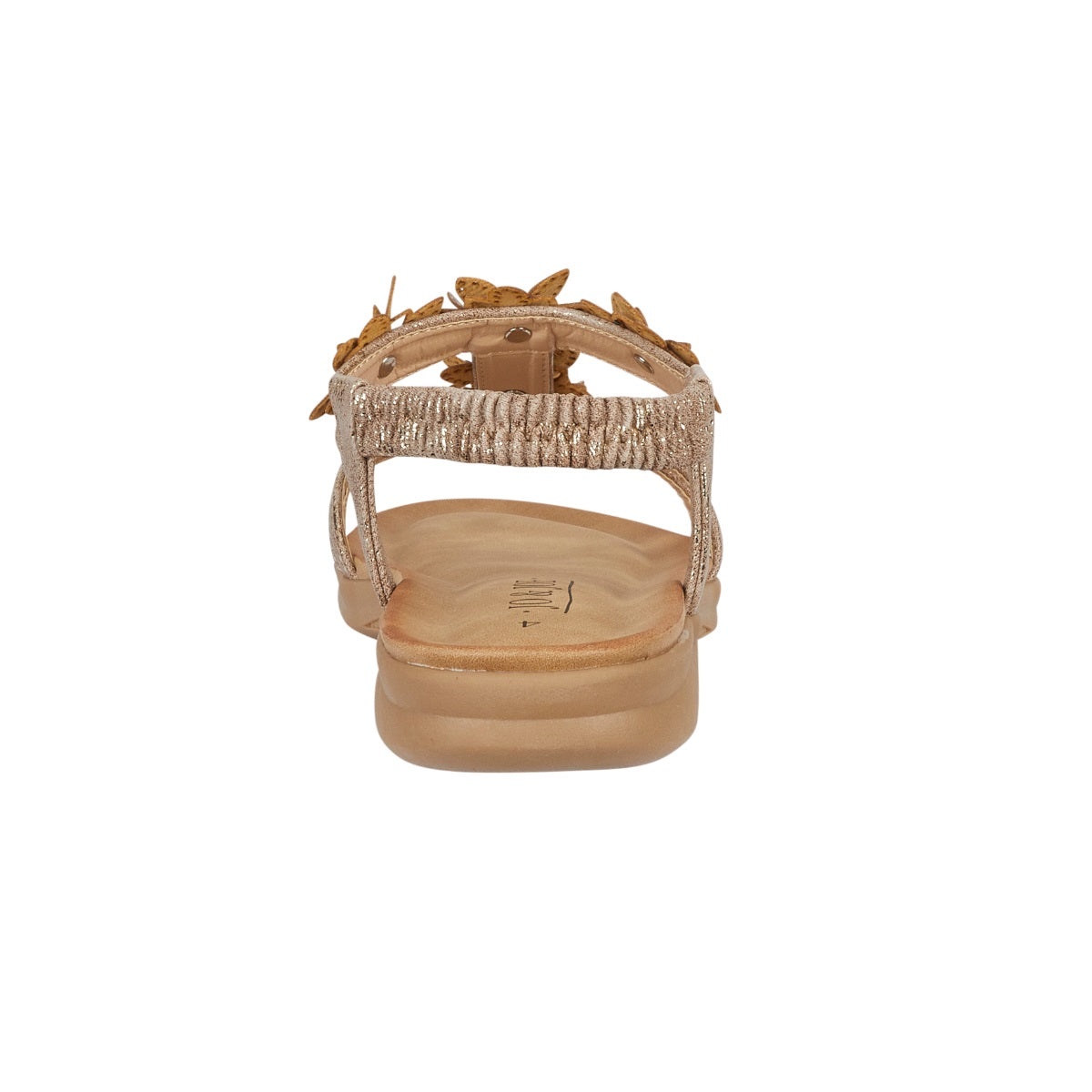 Jo & Joe Goa Women's Flower Slingback Sandal Bronze