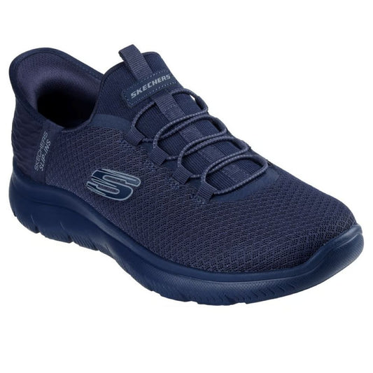 Skechers Summits High Range Men's Slip-In Memory Foam Trainer Dark Navy