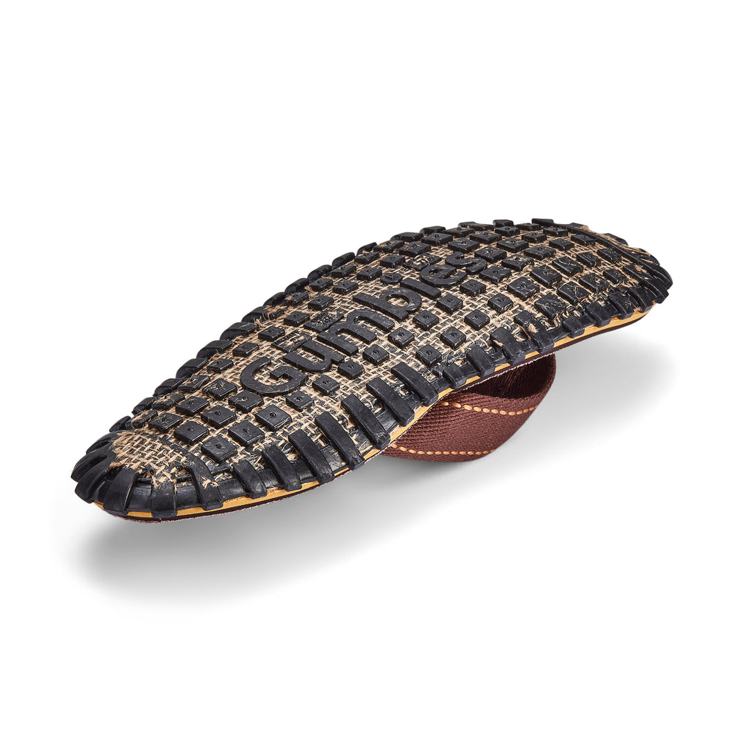 Gumbies Islander Men's Recycled Rubber Flip Flop Classic Brown