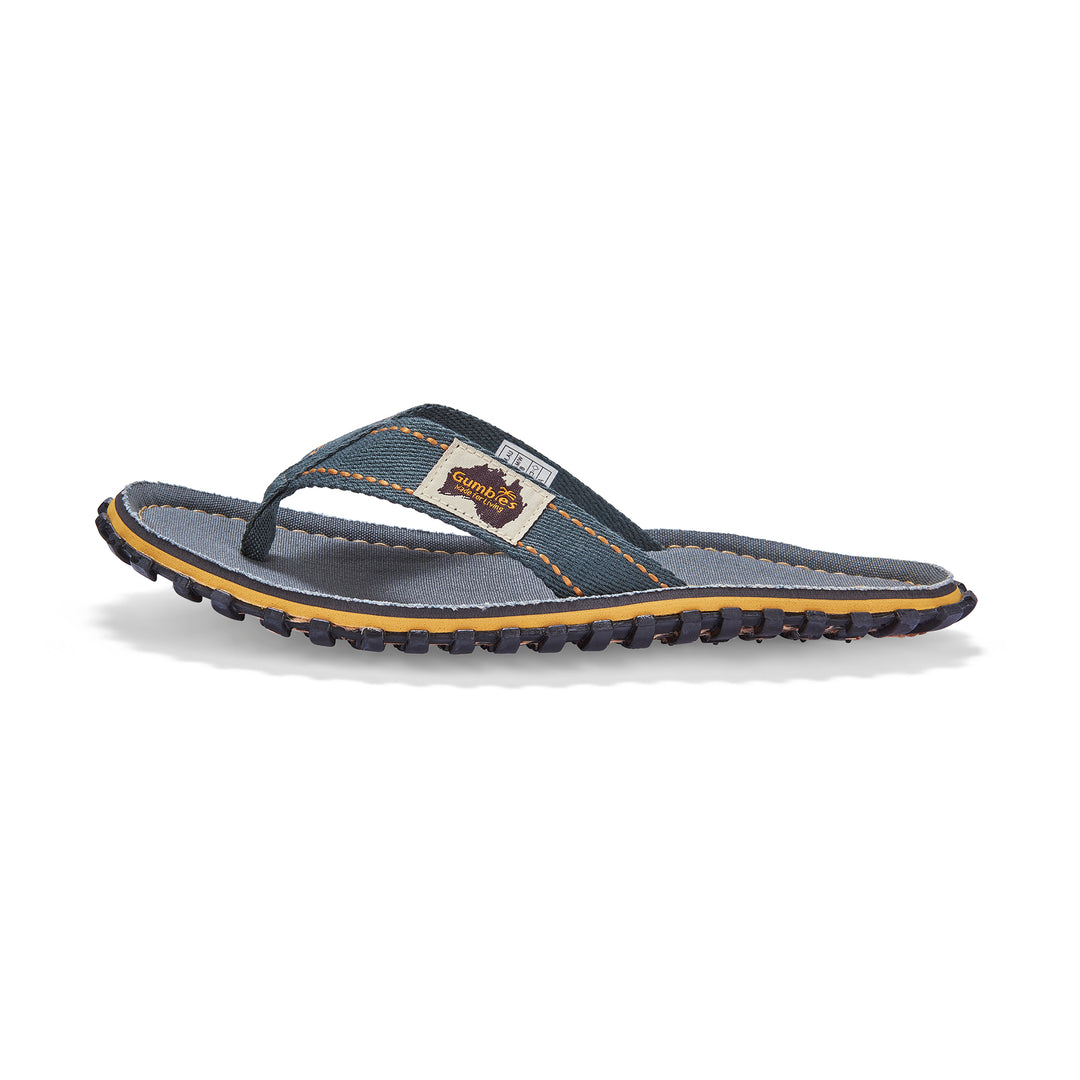 Gumbies Islander Men's Recycled Rubber Flip Flop Classic Grey