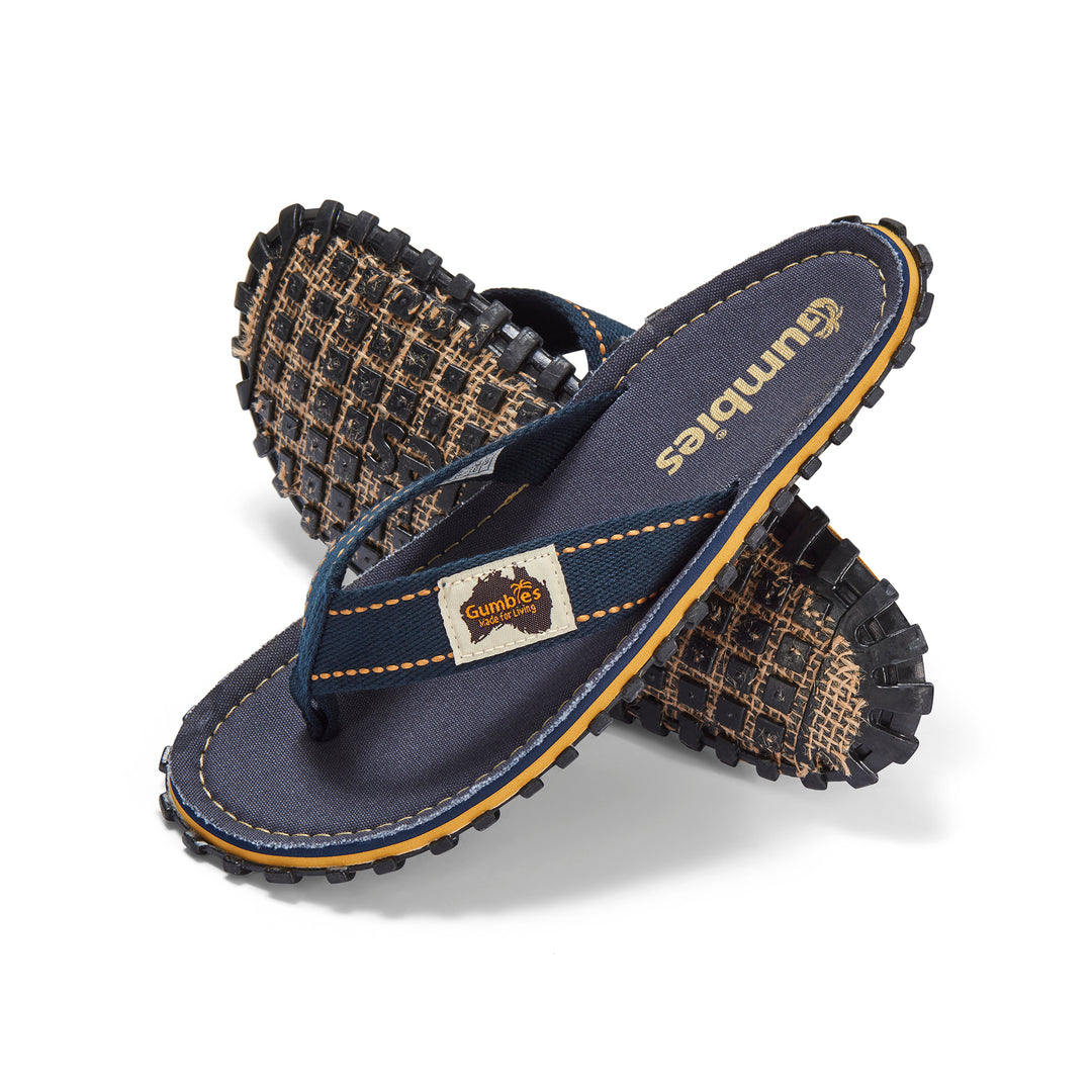 Gumbies Islander Men's Recycled Rubber Flip Flop Classic Navy