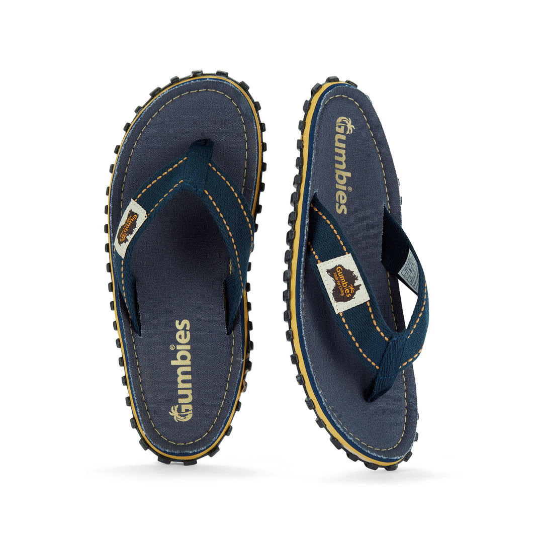 Gumbies Islander Men's Recycled Rubber Flip Flop Classic Navy