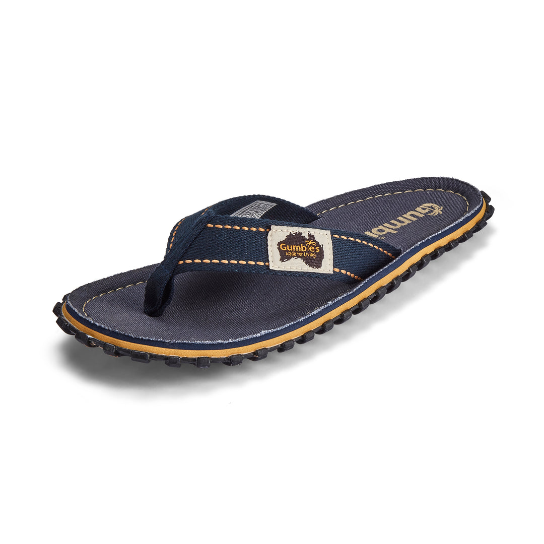 Gumbies Islander Men's Recycled Rubber Flip Flop Classic Navy