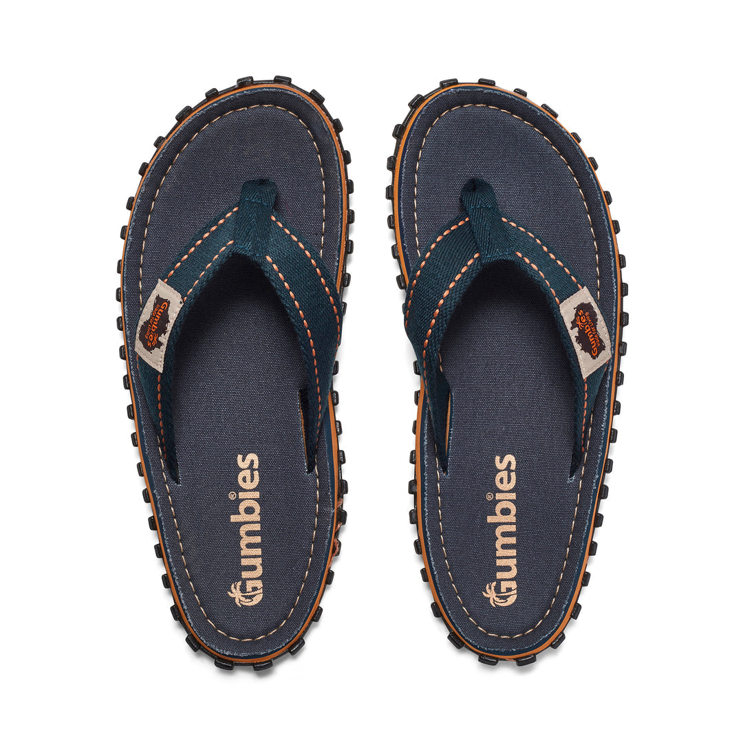 Gumbies Islander Men's Recycled Rubber Flip Flop Classic Navy