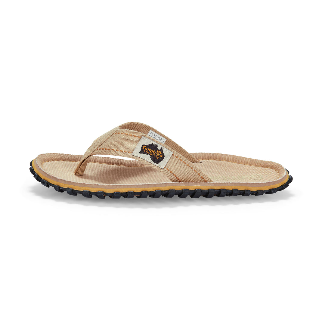 Gumbies Islander Men's Recycled Rubber Flip Flop Classic Sand