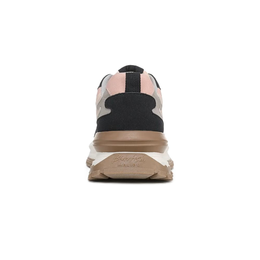 Blowfish Malibu Leo Women's Retro Funky Lace Up Trainer Navy / Pink