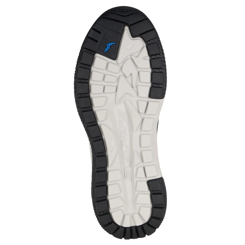 Skechers Meroe Alden Men's Vegan Slip-In Relaxed Fit Trainer Black