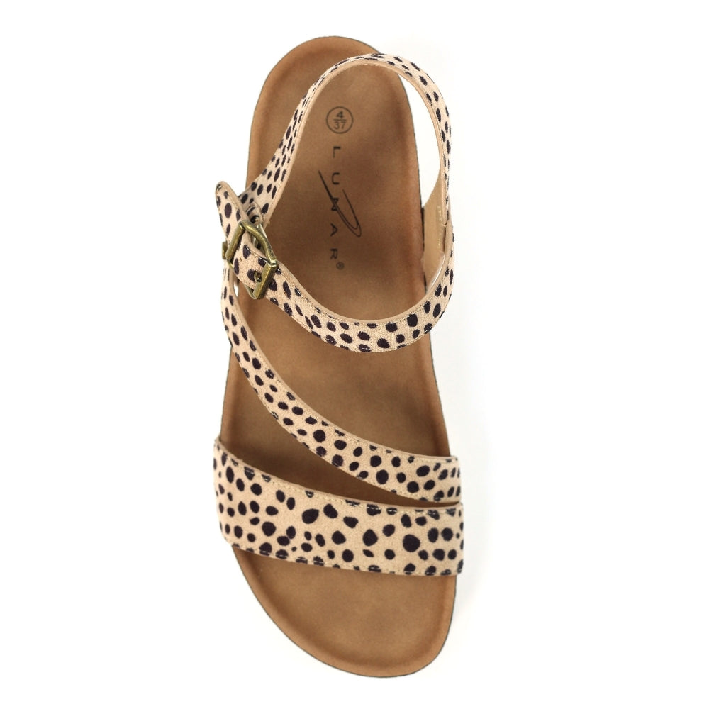 Lunar Muster Women's Wedge Sandal Ocelot