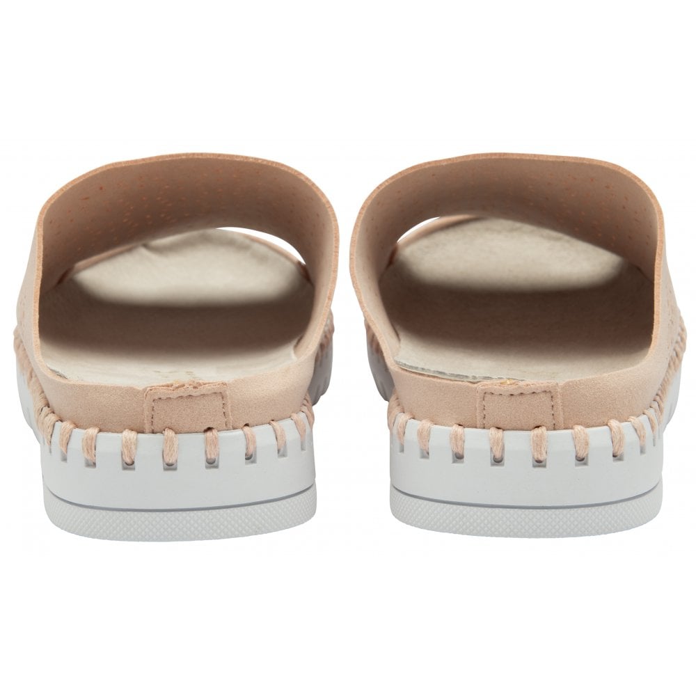 Lotus Maja Women's Open Toe Slip On Mule Pink