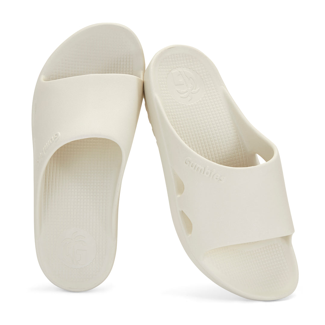 Gumbies SpaSole Women's Lightweight Recycled Rubber Slip On Slider Clay