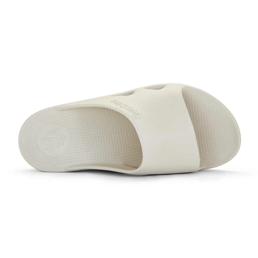 Gumbies SpaSole Women's Lightweight Recycled Rubber Slip On Slider Clay