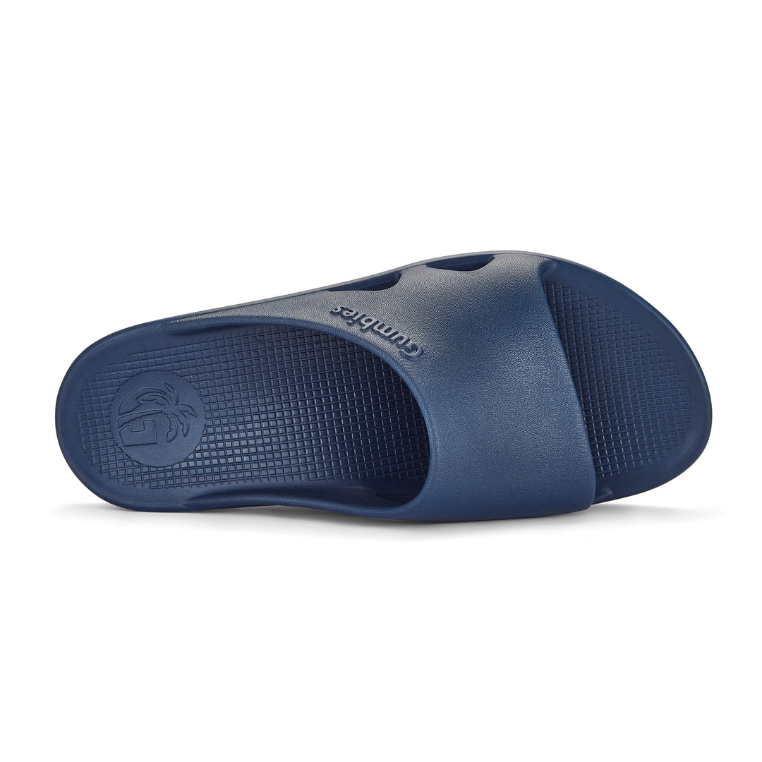 Gumbies SpaSole Women's Lightweight Recycled Rubber Slip On Slider French Navy