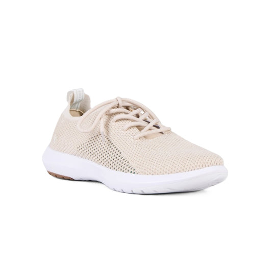 Emu Springbrook Women's Machine Washable Wool Blend Mesh Lightweight Lace Up Sneaker Oatmeal
