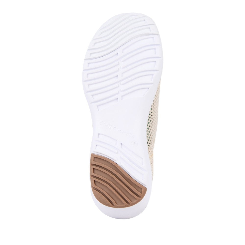 Emu Springbrook Women's Machine Washable Wool Blend Mesh Lightweight Lace Up Sneaker Oatmeal