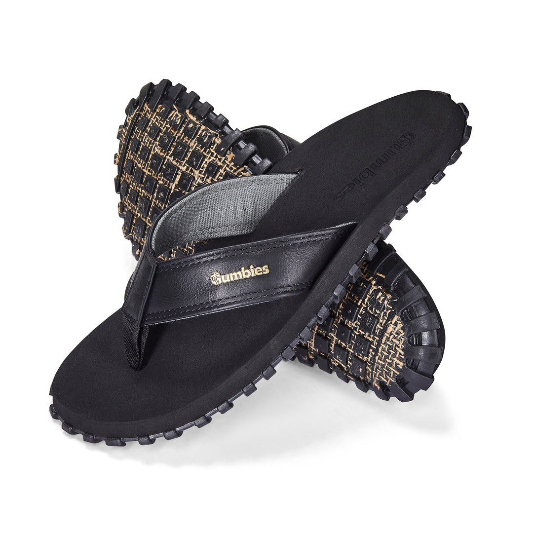 Gumbies Vegovert Men's Bloom Foam Flip Flop Black