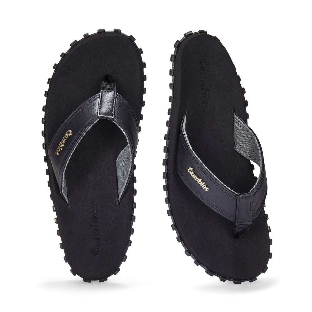 Gumbies Vegovert Men's Bloom Foam Flip Flop Black