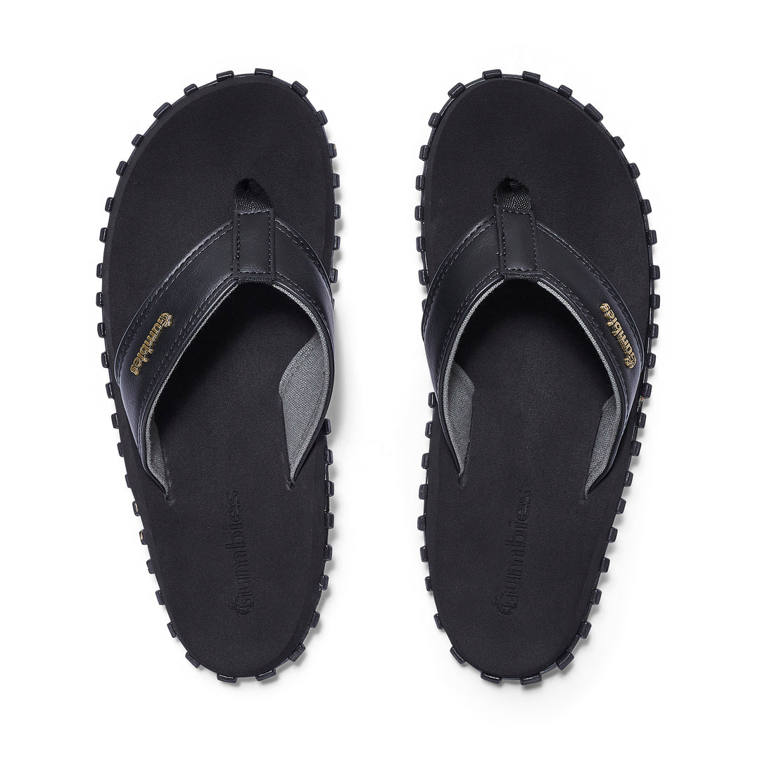 Gumbies Vegovert Men's Bloom Foam Flip Flop Black