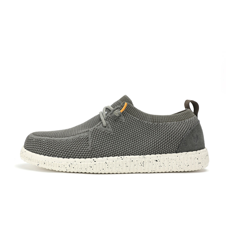 Walk In Pitas Wallabi Fly Washed Men's Lightweight Wally Slip On Canvas Shoe Khaki