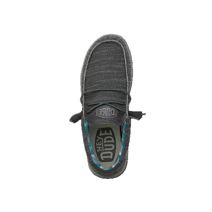 Hey Dude Wally Sox Men's Slip On Casual Shoe Charcoal