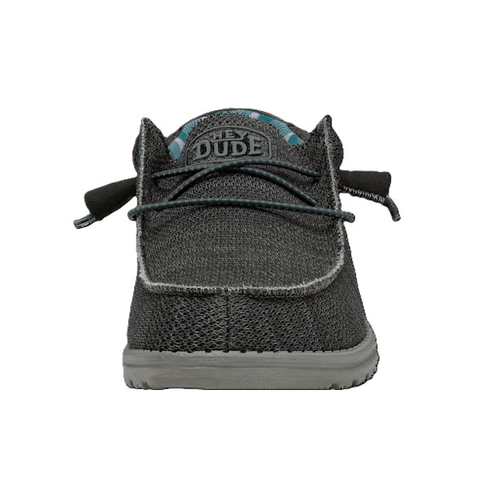 Hey Dude Wally Sox Men's Slip On Casual Shoe Charcoal