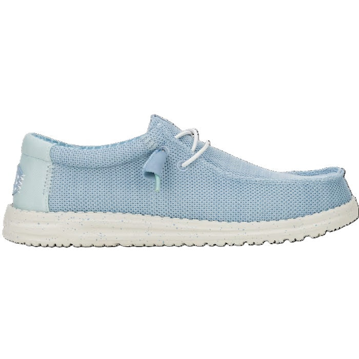 Hey Dude Wally Sox Men's Slip On Casual Shoe Cloud Blue / Dawn Blue