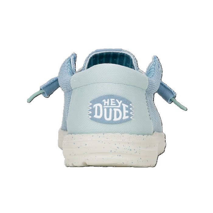 Hey Dude Wally Sox Men's Slip On Casual Shoe Cloud Blue / Dawn Blue