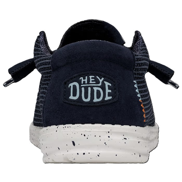 Hey Dude Wally Sport Mesh Men's Slip On Casual Shoe Navy