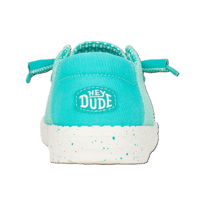 Hey Dude Wendy Stretch Sox Women's Slip On Casual Shoe Ceramic Blue