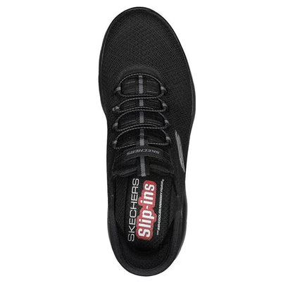 Skechers Summits High Range Men's Slip-In Memory Foam Trainer Black
