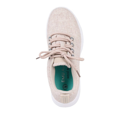 Emu Barkly 2.0 Women's Machine Washable Wool Blend Lightweight Lace Up Sneaker Mushroom