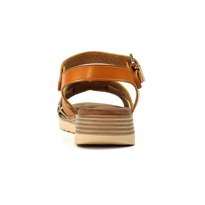 Lunar Carla Women's Wedge Sandal Camel