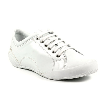 Lunar Carrick Women's Lace Leather Trainer White