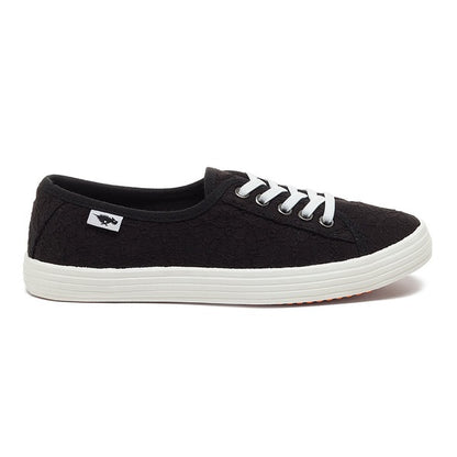 Rocket Dog Chow Chow Elsie Eyelet Women's Slip On Low Profile Pump Trainer Black