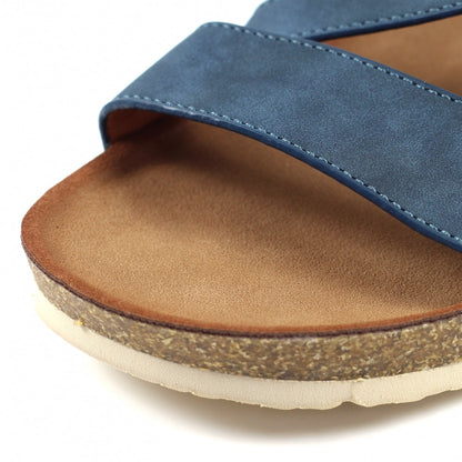 Lunar Cluster Women's Strappy Wedge Sandal Navy