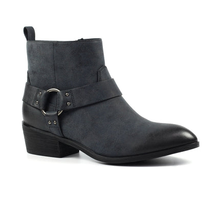 Lunar Dixie Women's Western Style Ankle Boot Grey