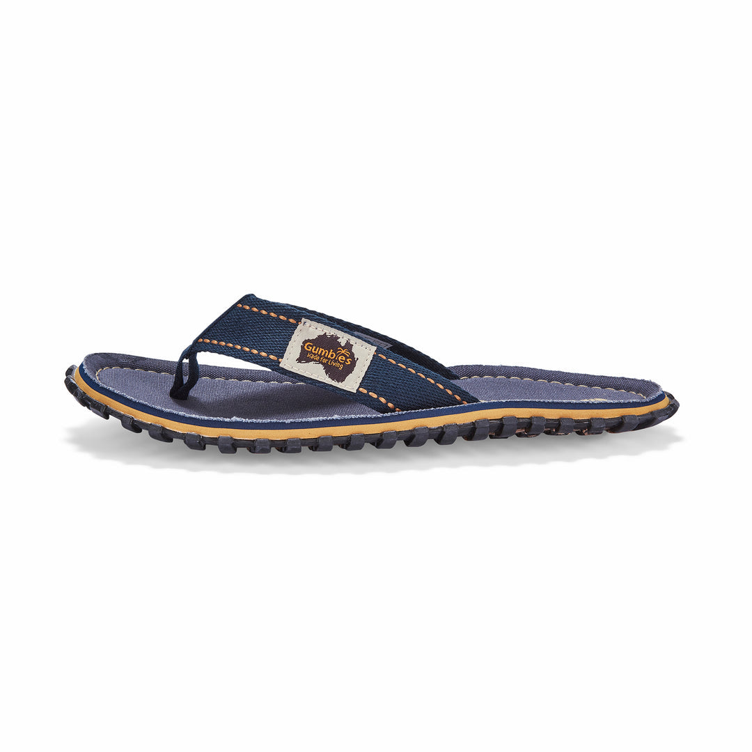 Gumbies Islander Men's Recycled Rubber Flip Flop Classic Navy