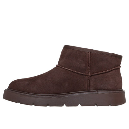 Skechers Keepsakes Cozy Mini Slip In Memory Foam Ankle Boot Chocolate