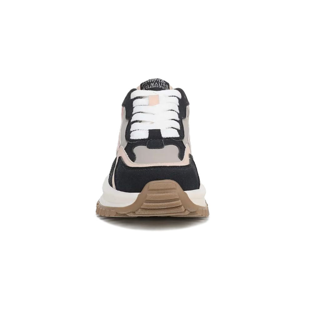 Blowfish Malibu Leo Women's Retro Funky Lace Up Trainer Navy / Pink