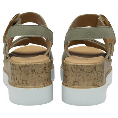Lotus Cammie Women's Adjustable Strap Flatform Sandal Sage