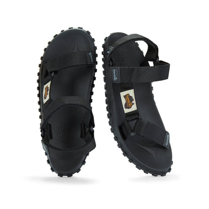 Gumbies Scrambler Men's Recycled Rubber Adjustable Walking Sandal Black
