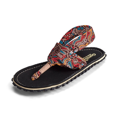 Gumbies Slingback Women's Recycled Rubber Back Strap Flip Flop Aboriginal